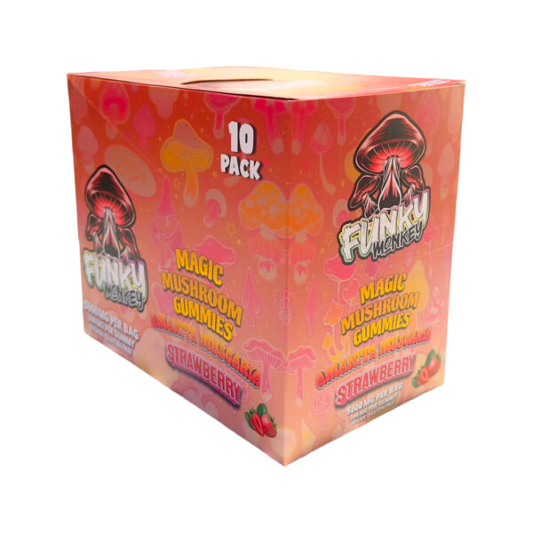 Funky Monkey - Mushroom Gummies Strawberry - 5000 MG